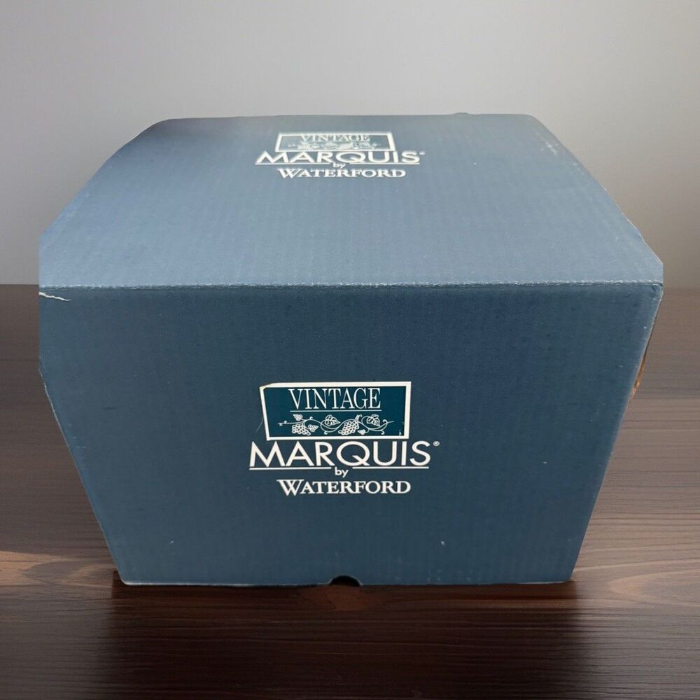Vintage Marquis by Waterford Crystal Ice Bucket Open Box Flared
